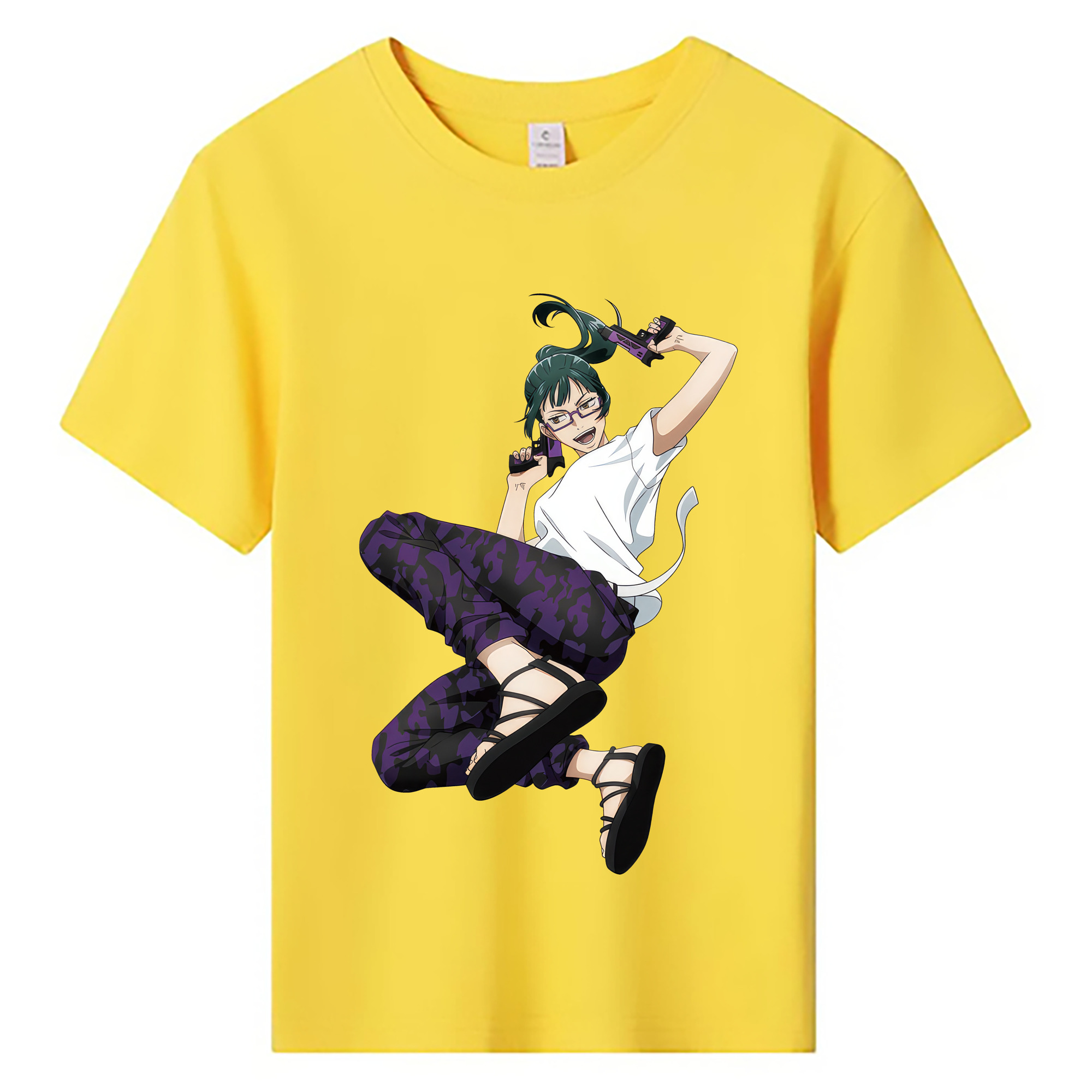 （画像用） 呪術廻戦 Jujutsu Kaisen 綿100％キッズTシャツ（フロントプリント）