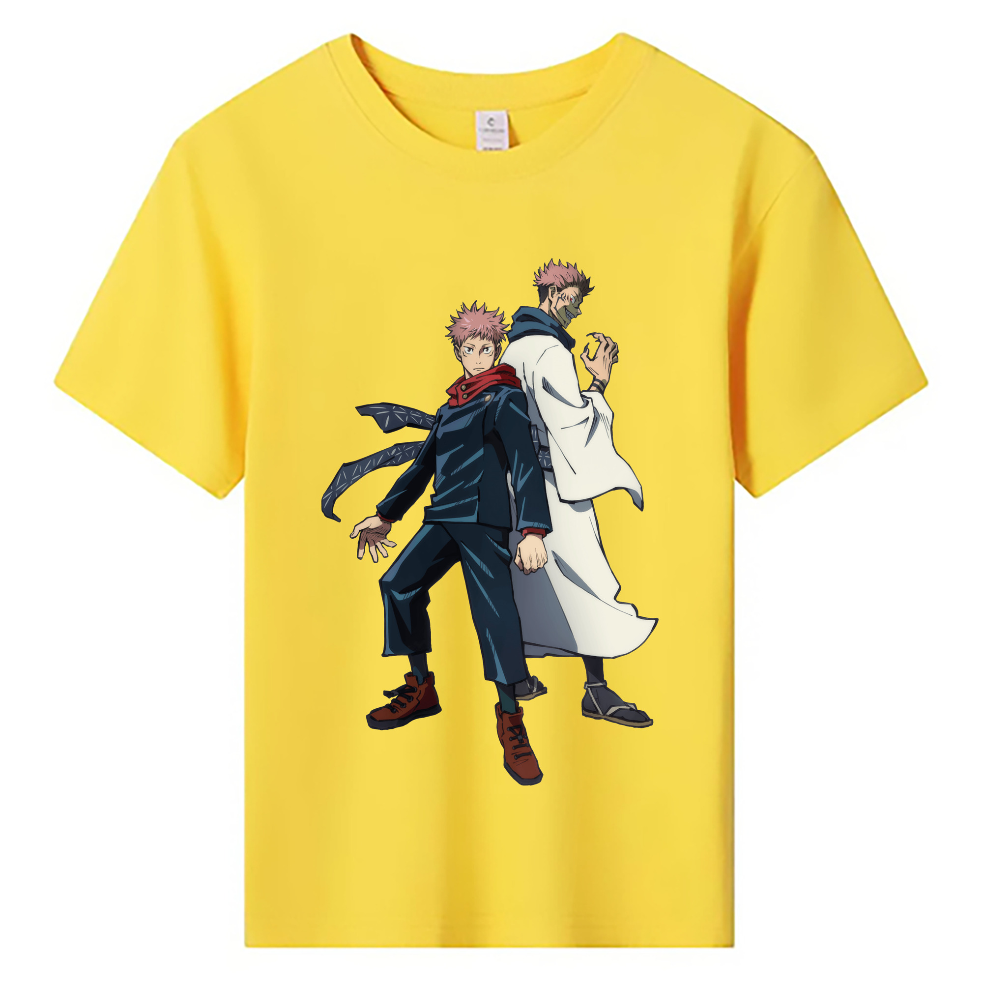 （画像用） 呪術廻戦 Jujutsu Kaisen 綿100％キッズTシャツ（フロントプリント）
