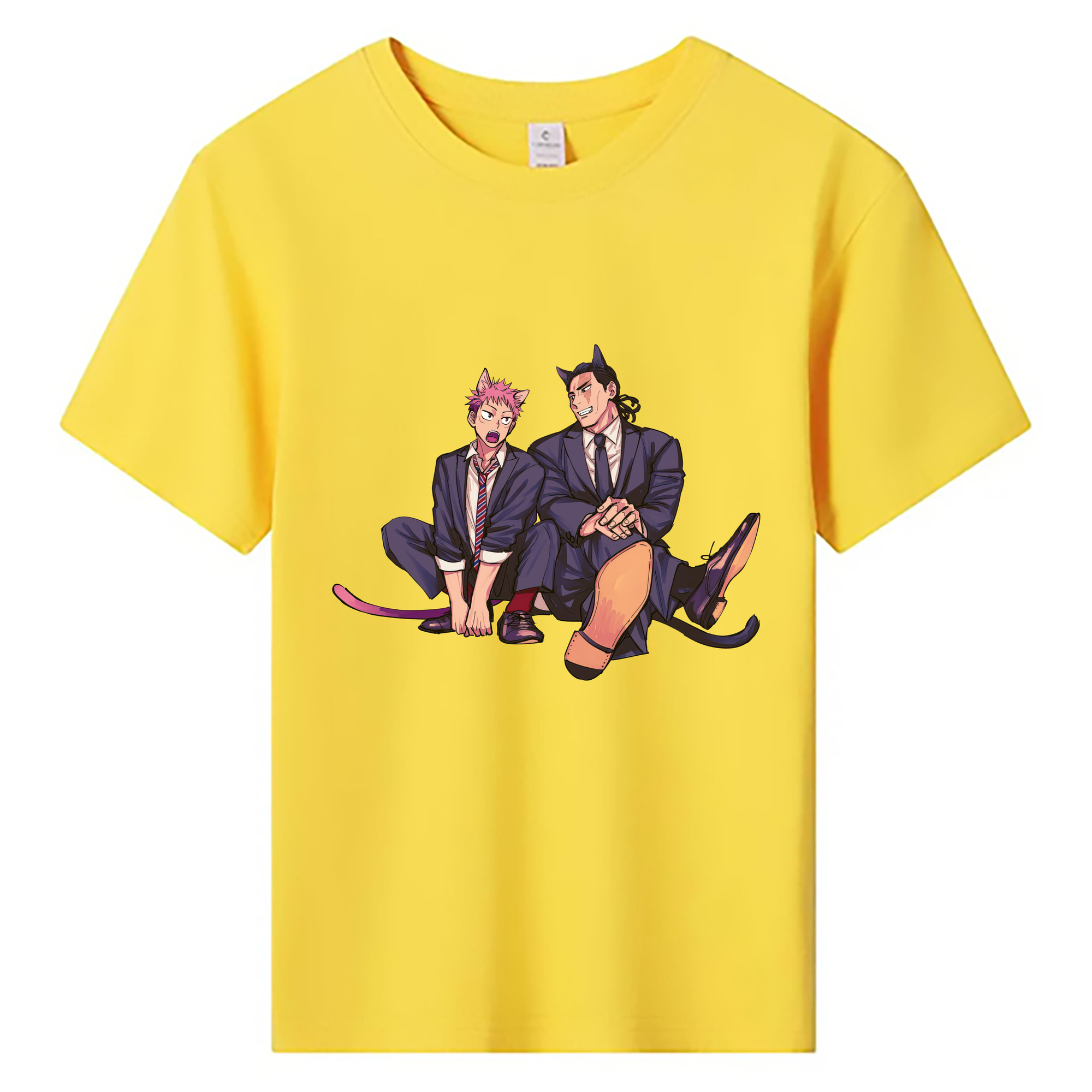 （画像用） 呪術廻戦 Jujutsu Kaisen 綿100％キッズTシャツ（フロントプリント）