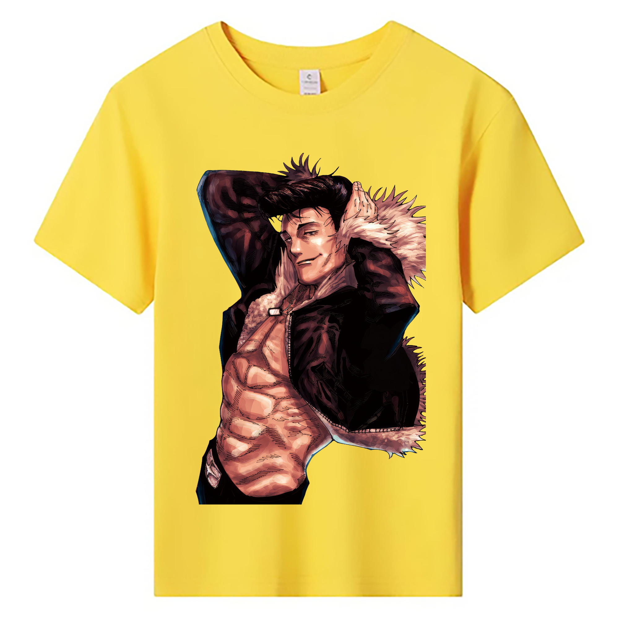 （画像用） 呪術廻戦 Jujutsu Kaisen 綿100％キッズTシャツ（フロントプリント）