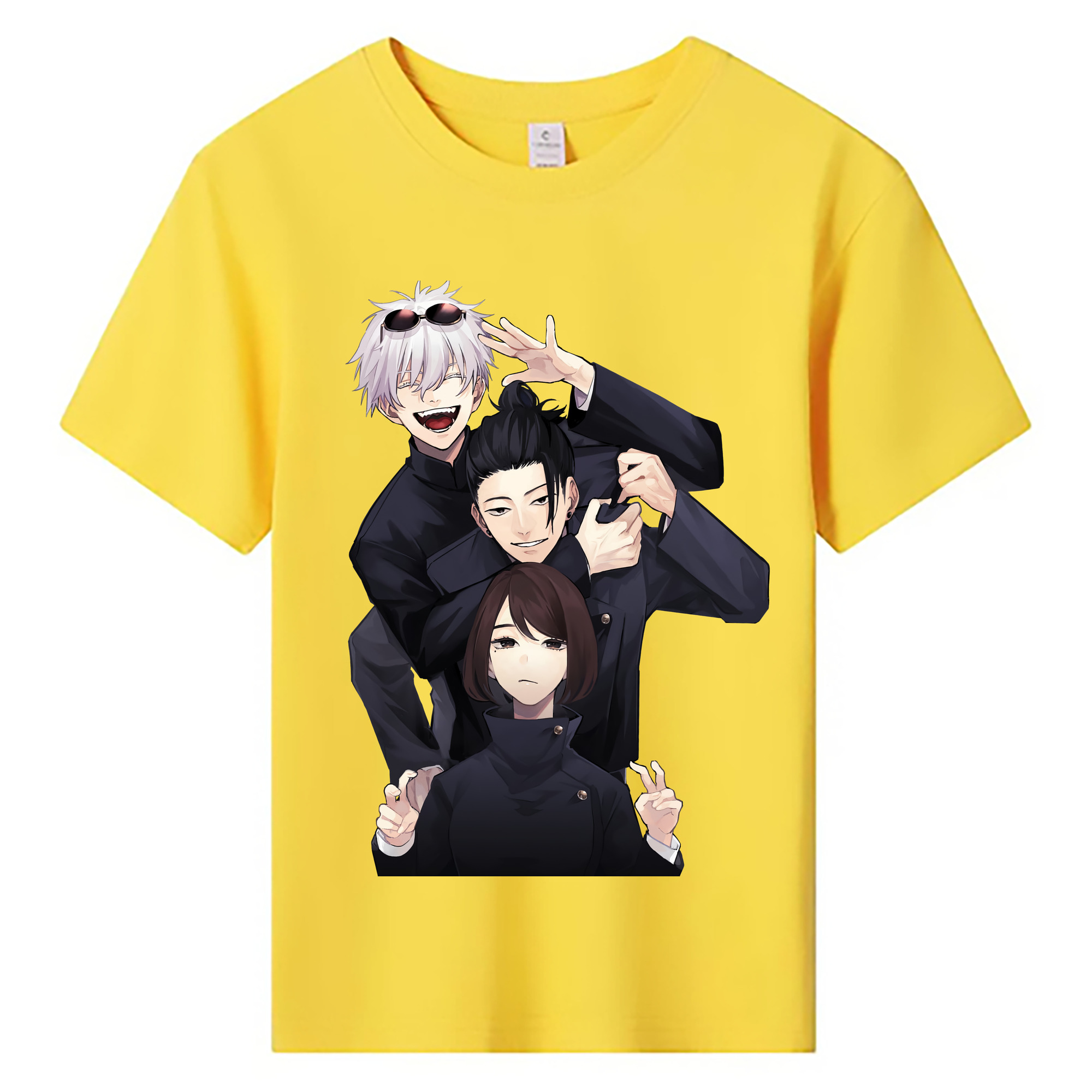 （画像用） 呪術廻戦 Jujutsu Kaisen 綿100％キッズTシャツ（フロントプリント）