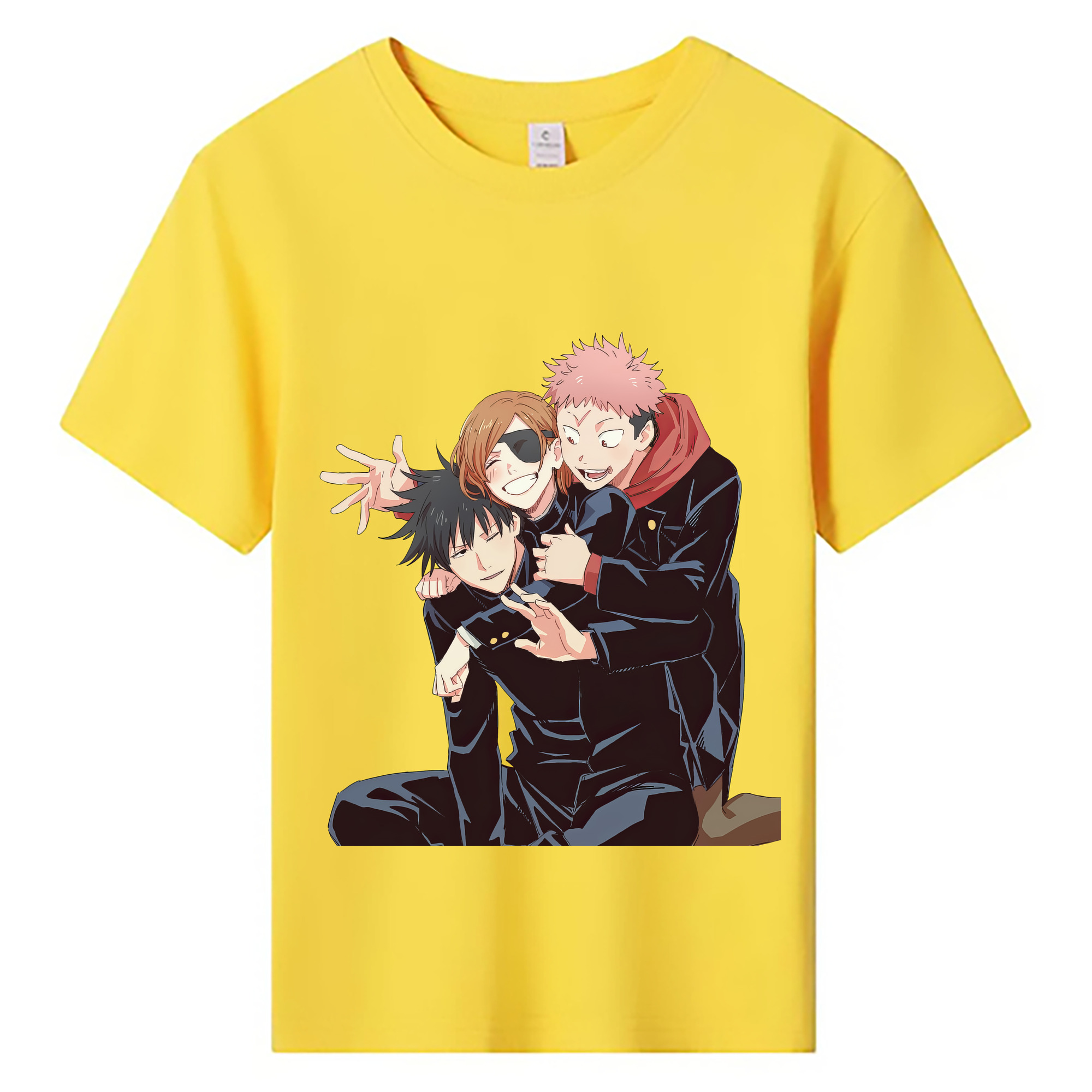 （画像用） 呪術廻戦 Jujutsu Kaisen 綿100％キッズTシャツ（フロントプリント）