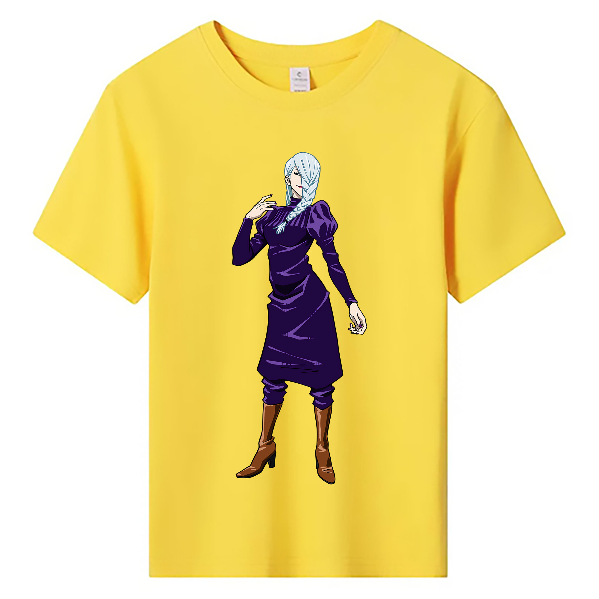（画像用） 呪術廻戦 Jujutsu Kaisen 綿100％キッズTシャツ（フロントプリント）