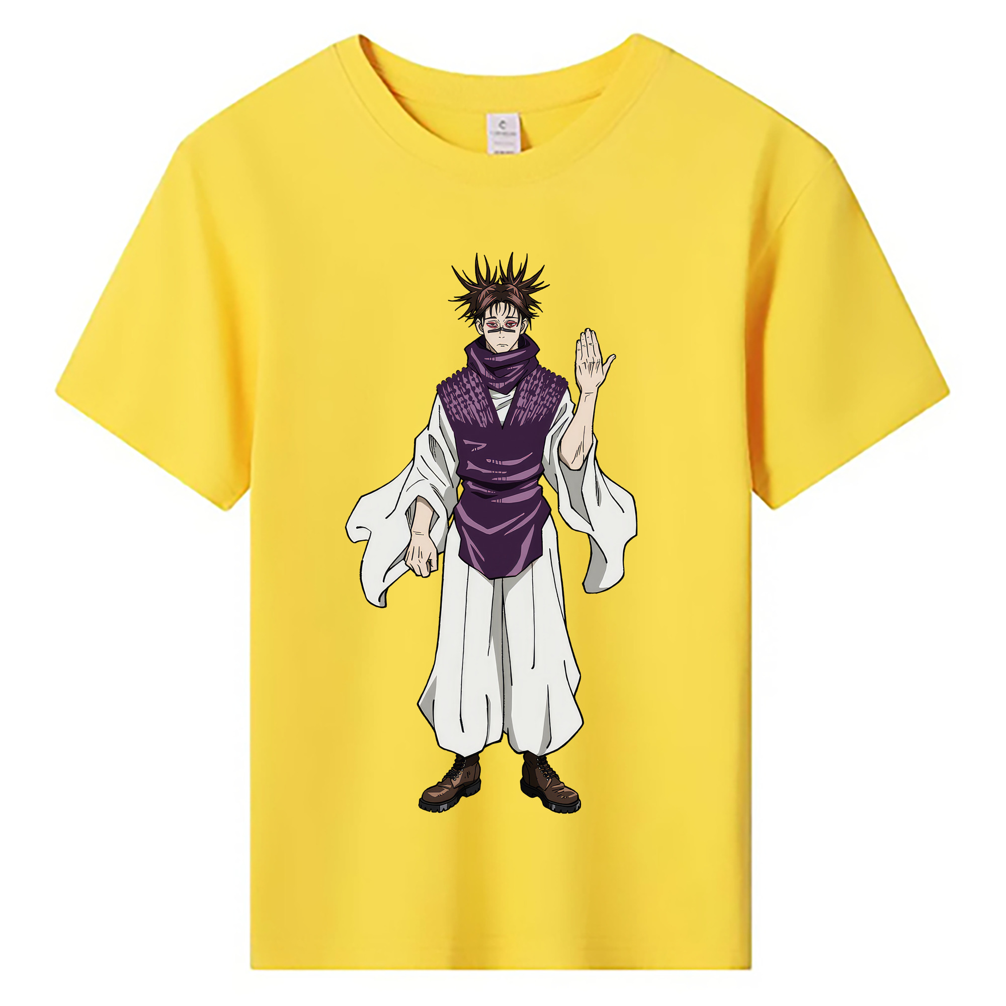 （画像用） 呪術廻戦 Jujutsu Kaisen 綿100％キッズTシャツ（フロントプリント）