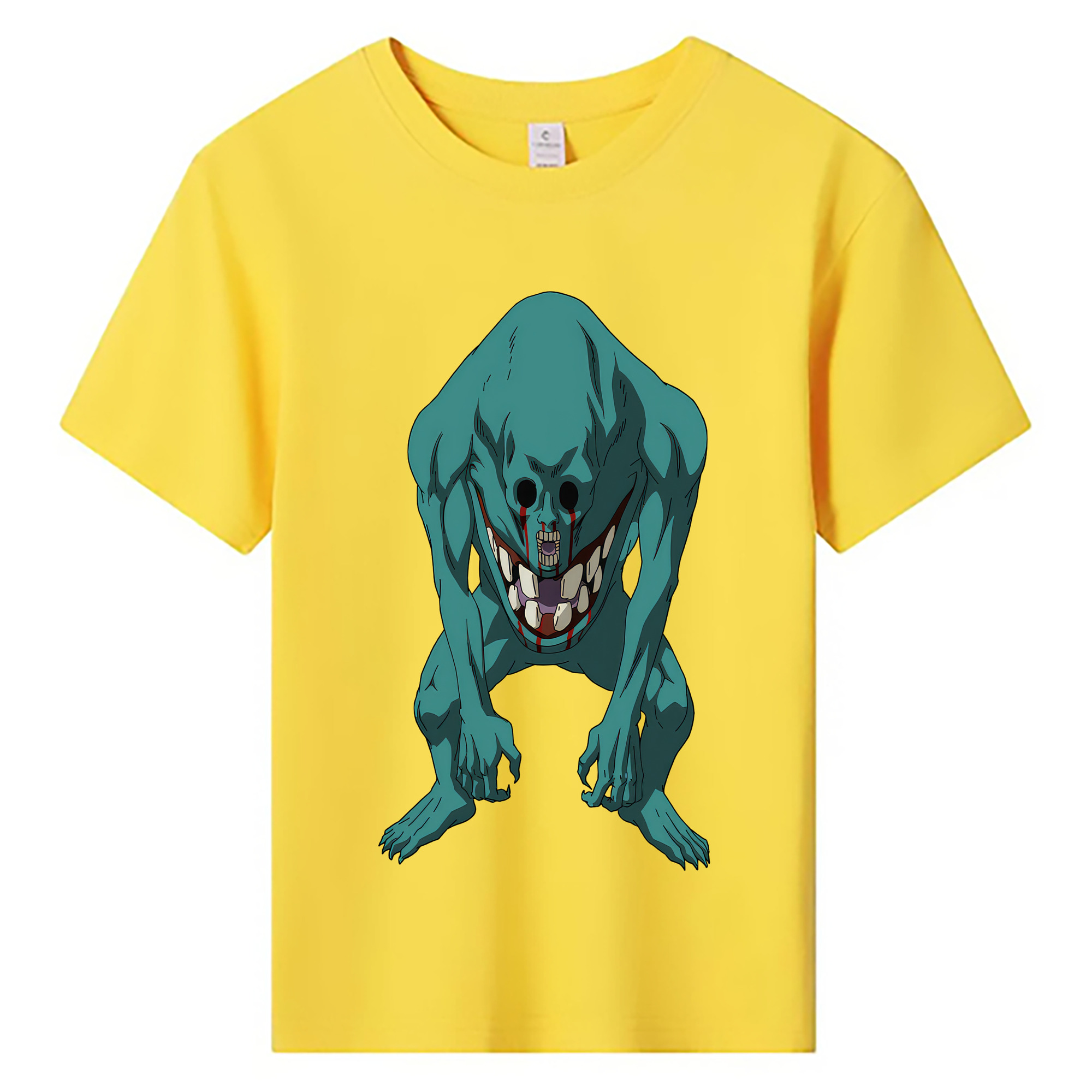 （画像用） 呪術廻戦 Jujutsu Kaisen 綿100％キッズTシャツ（フロントプリント）