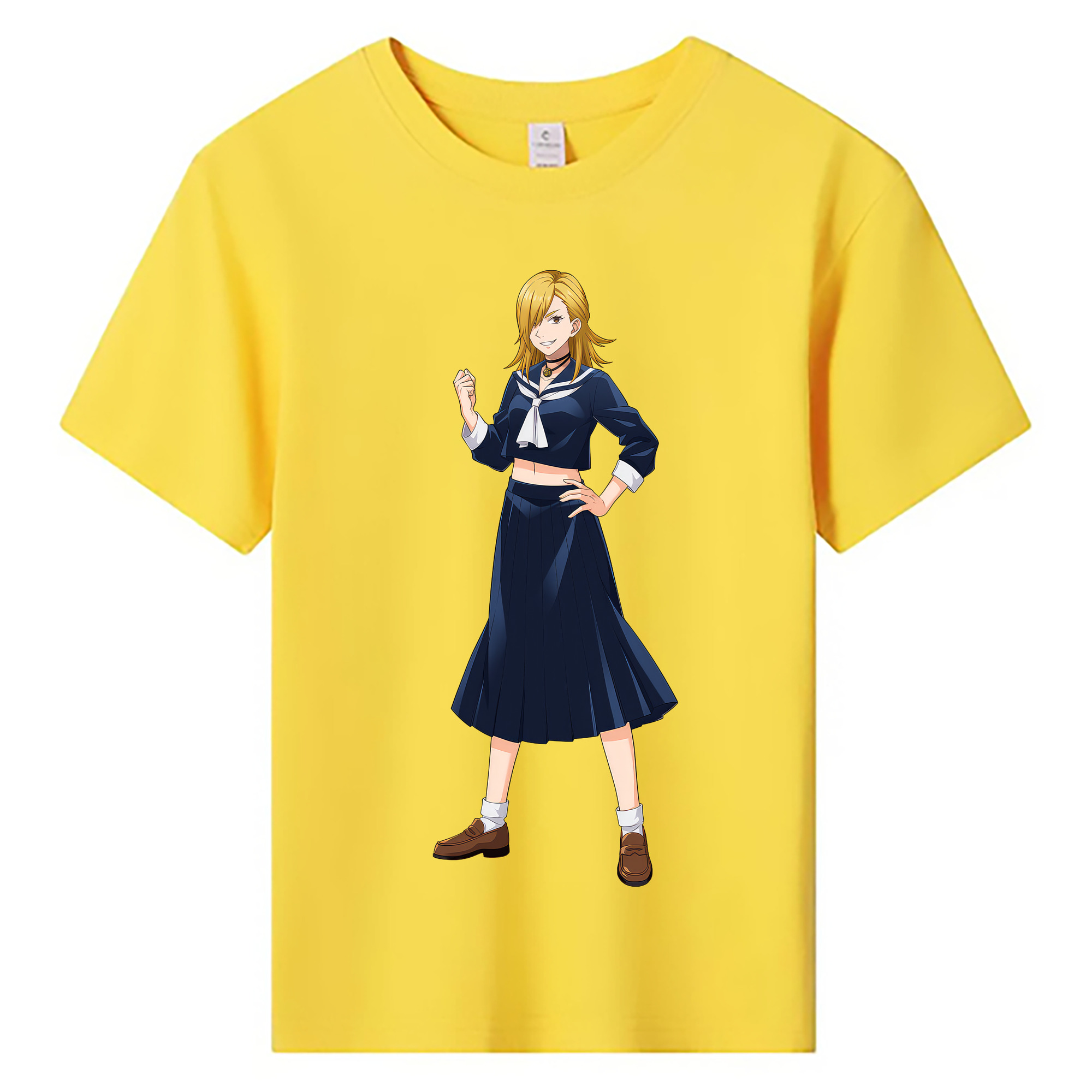 （画像用） 呪術廻戦 Jujutsu Kaisen 綿100％キッズTシャツ（フロントプリント）
