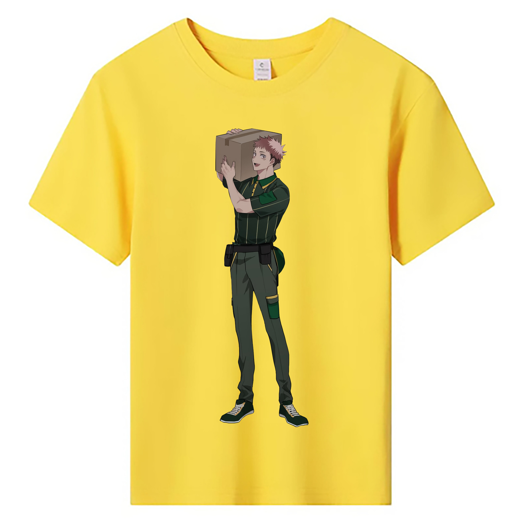 （画像用） 呪術廻戦 Jujutsu Kaisen 綿100％キッズTシャツ（フロントプリント）
