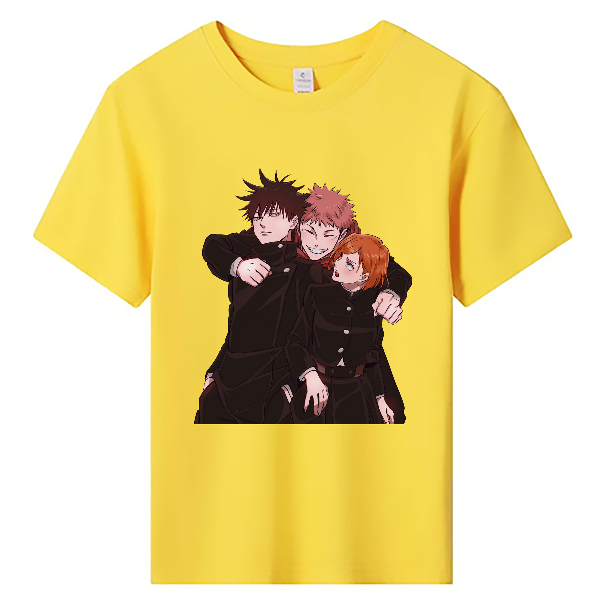 （画像用） 呪術廻戦 Jujutsu Kaisen 綿100％キッズTシャツ（フロントプリント）