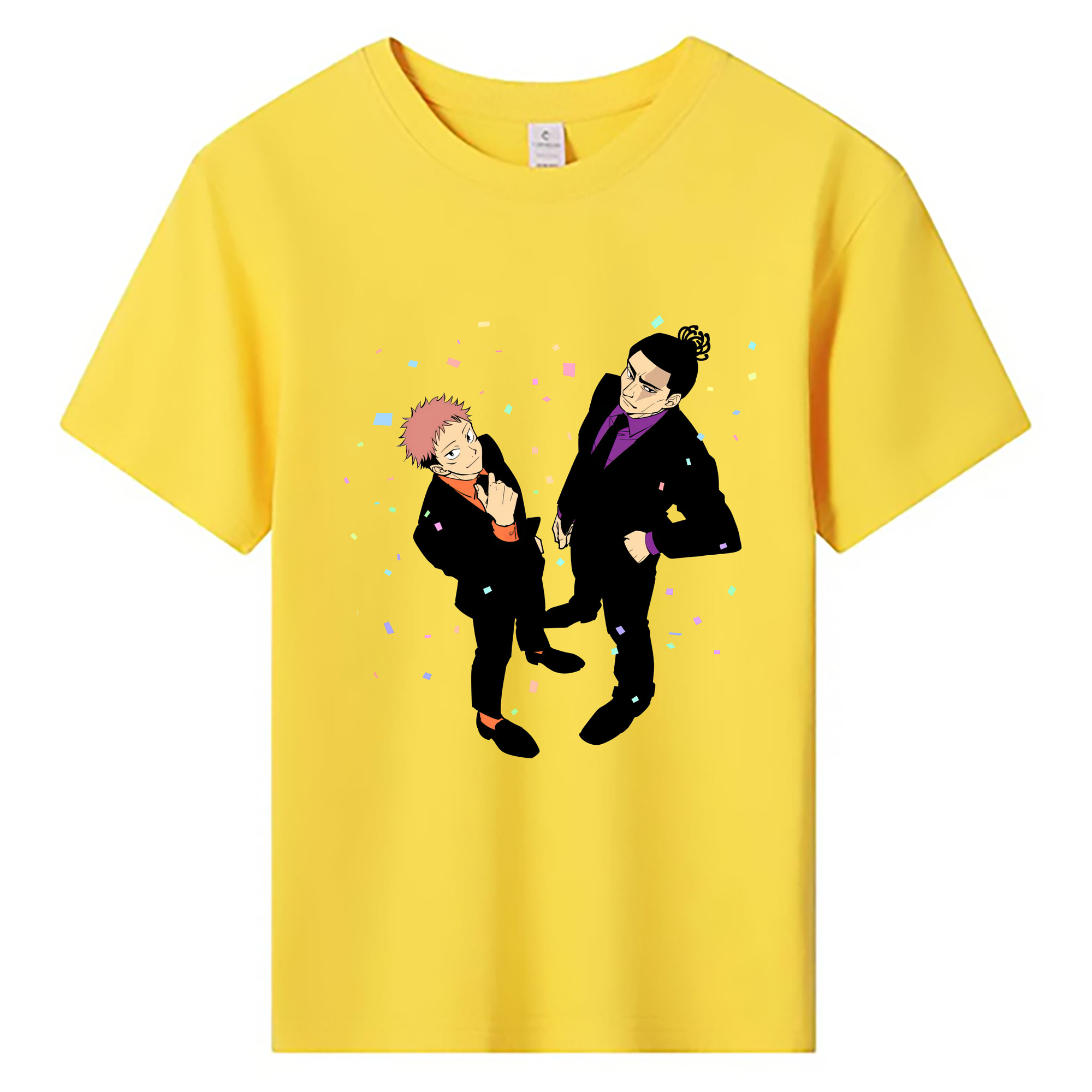（画像用） 呪術廻戦 Jujutsu Kaisen 綿100％キッズTシャツ（フロントプリント）