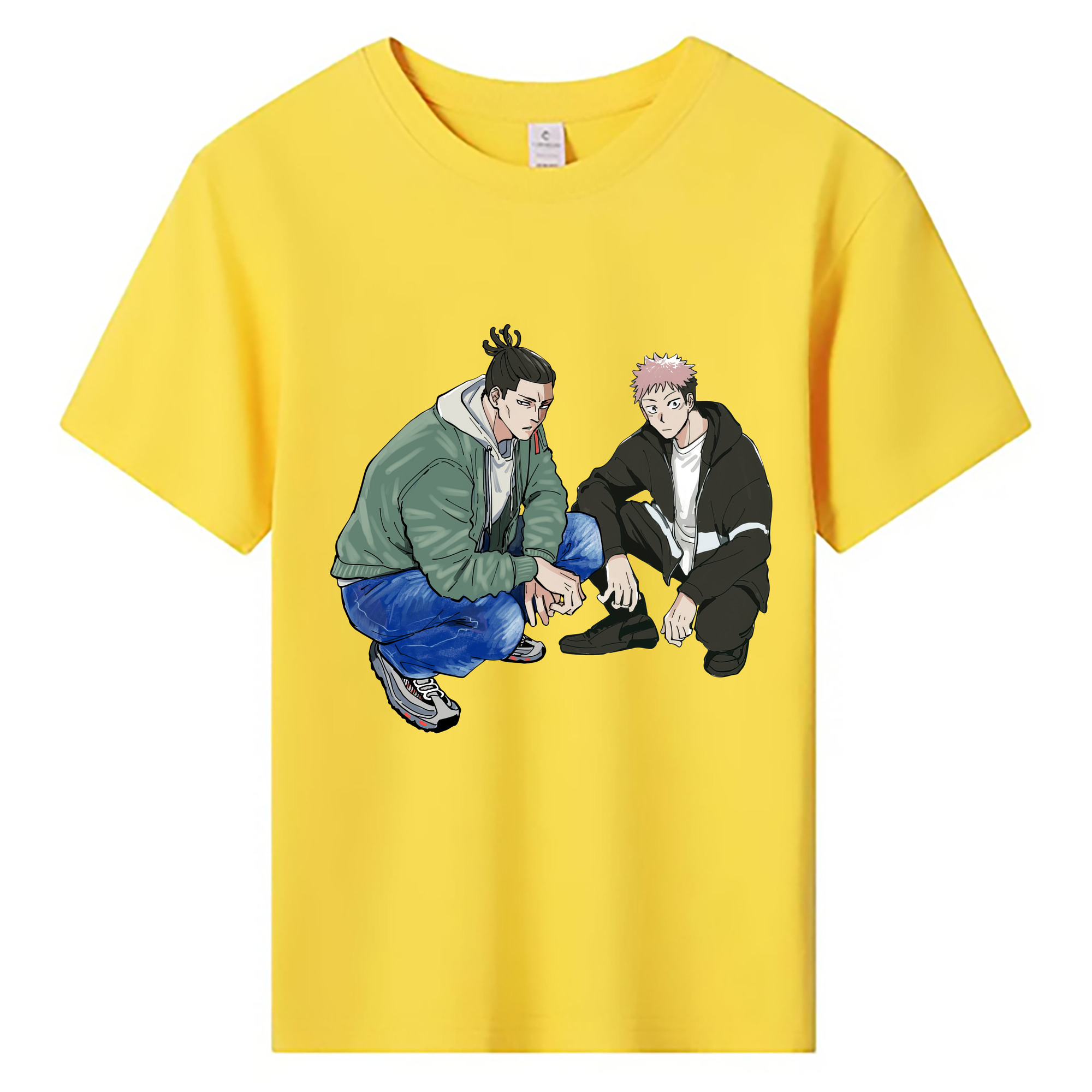 （画像用） 呪術廻戦 Jujutsu Kaisen 綿100％キッズTシャツ（フロントプリント）