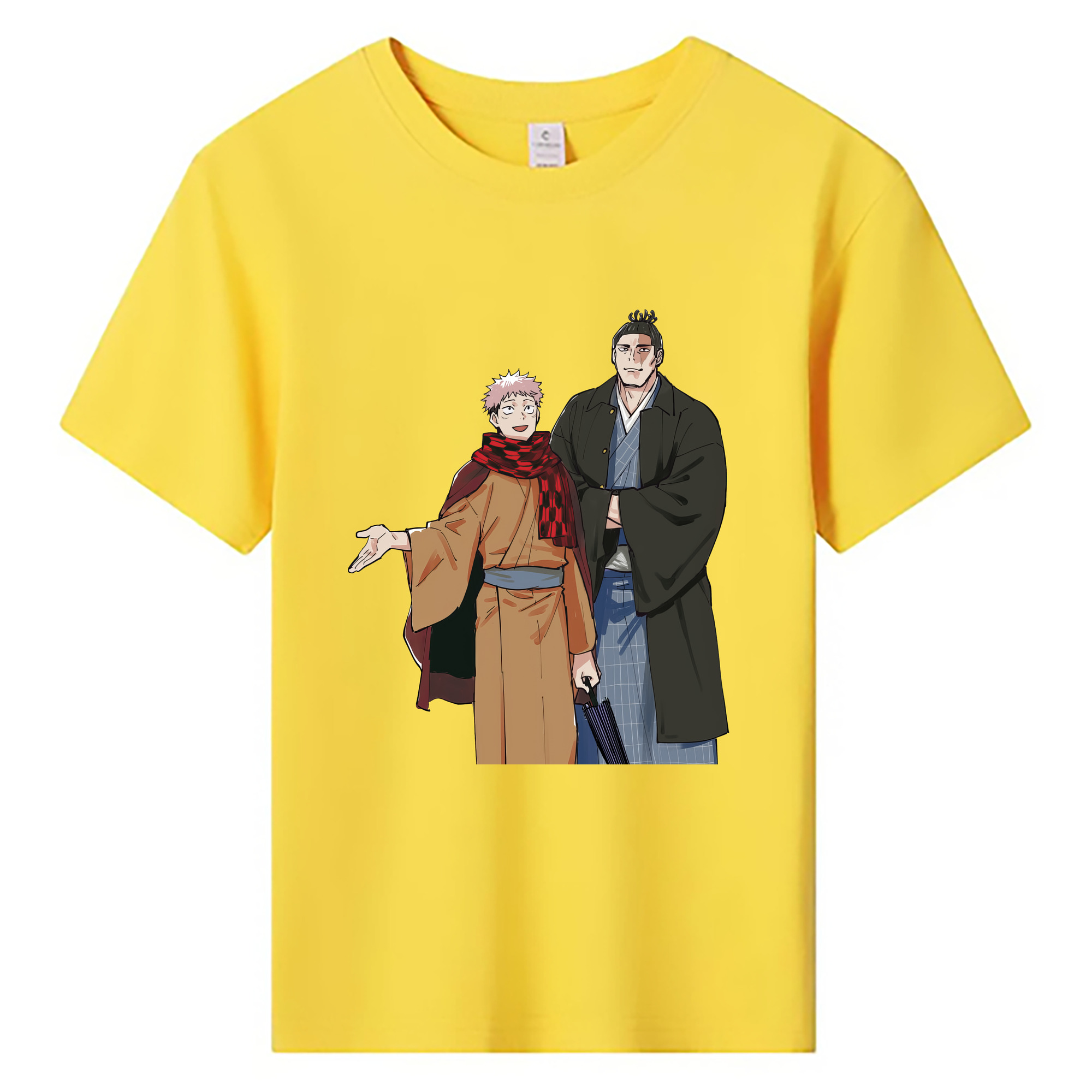 （画像用） 呪術廻戦 Jujutsu Kaisen 綿100％キッズTシャツ（フロントプリント）