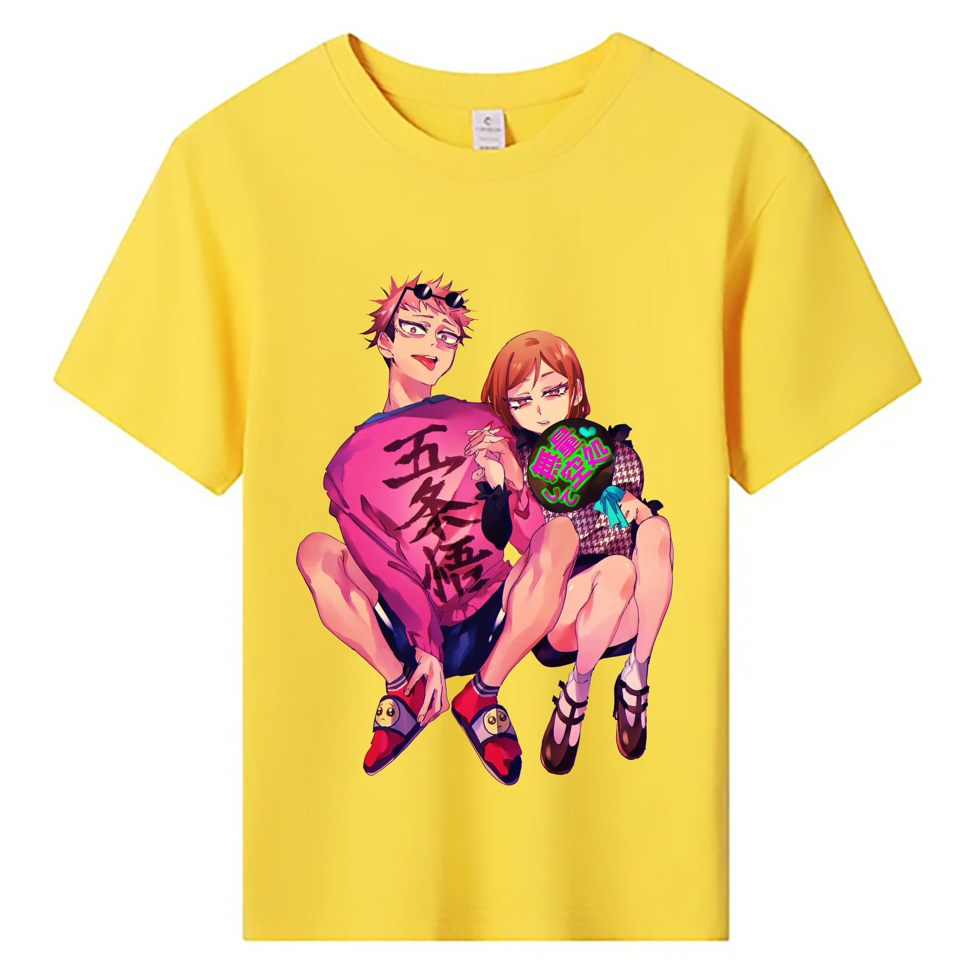 （画像用） 呪術廻戦 Jujutsu Kaisen 綿100％キッズTシャツ（フロントプリント）