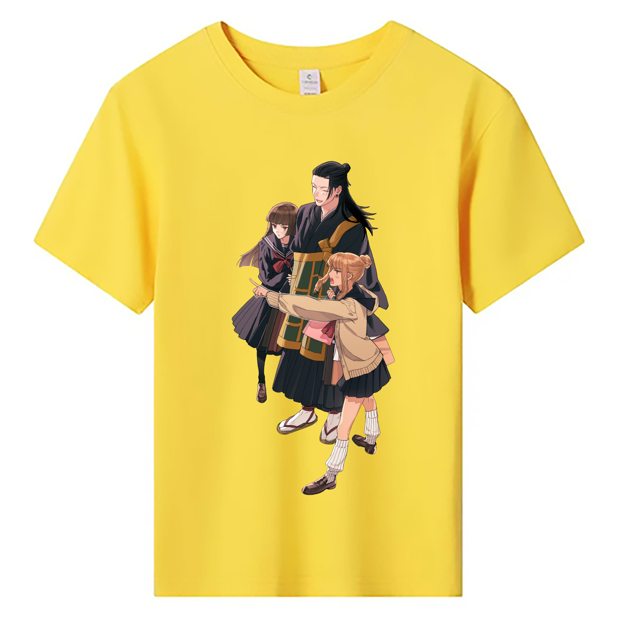 （画像用） 呪術廻戦 Jujutsu Kaisen 綿100％キッズTシャツ（フロントプリント）