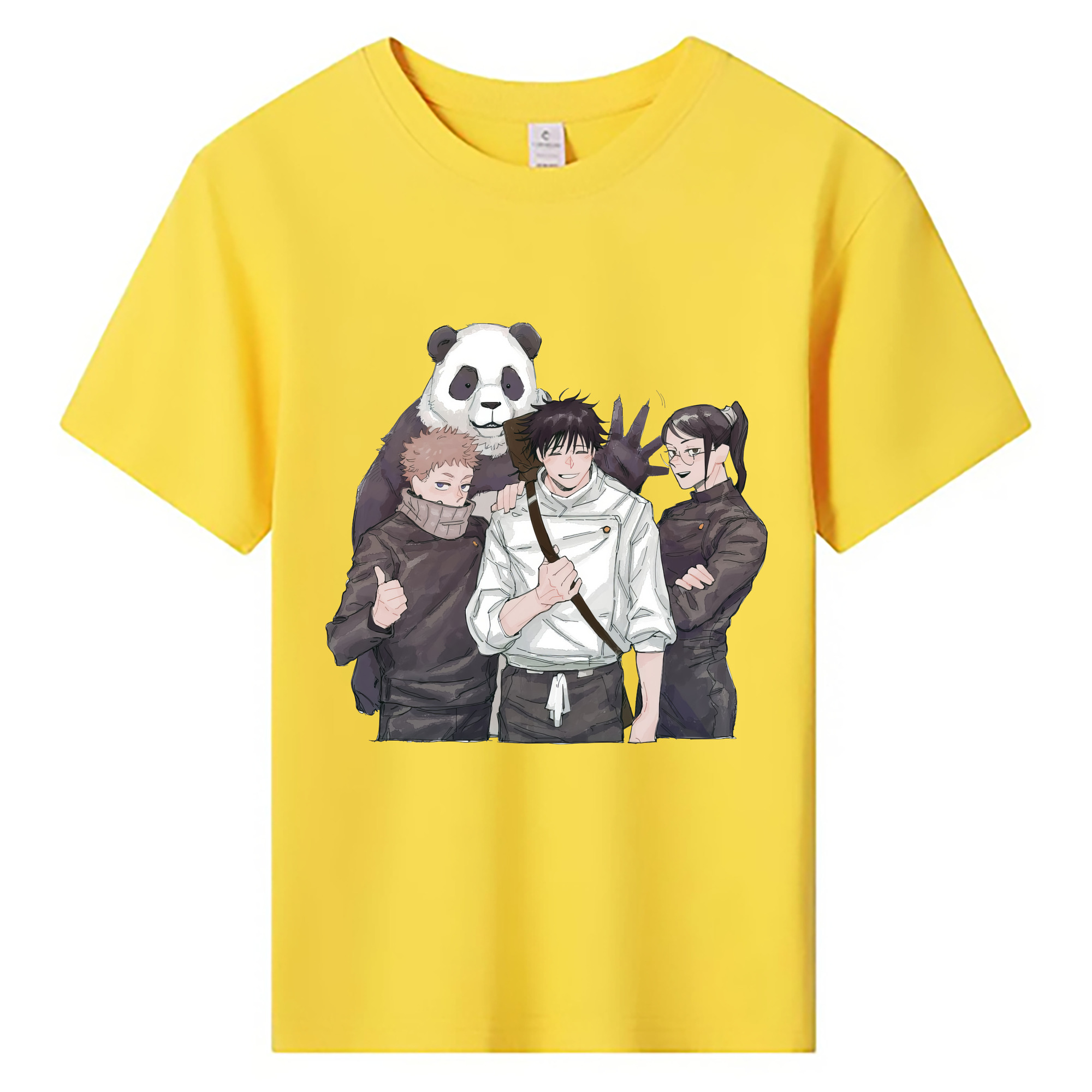 （画像用） 呪術廻戦 Jujutsu Kaisen 綿100％キッズTシャツ（フロントプリント）