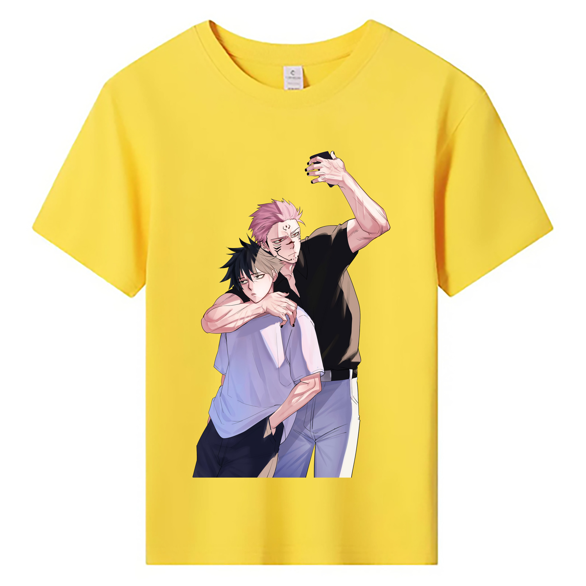 （画像用） 呪術廻戦 Jujutsu Kaisen 綿100％キッズTシャツ（フロントプリント）