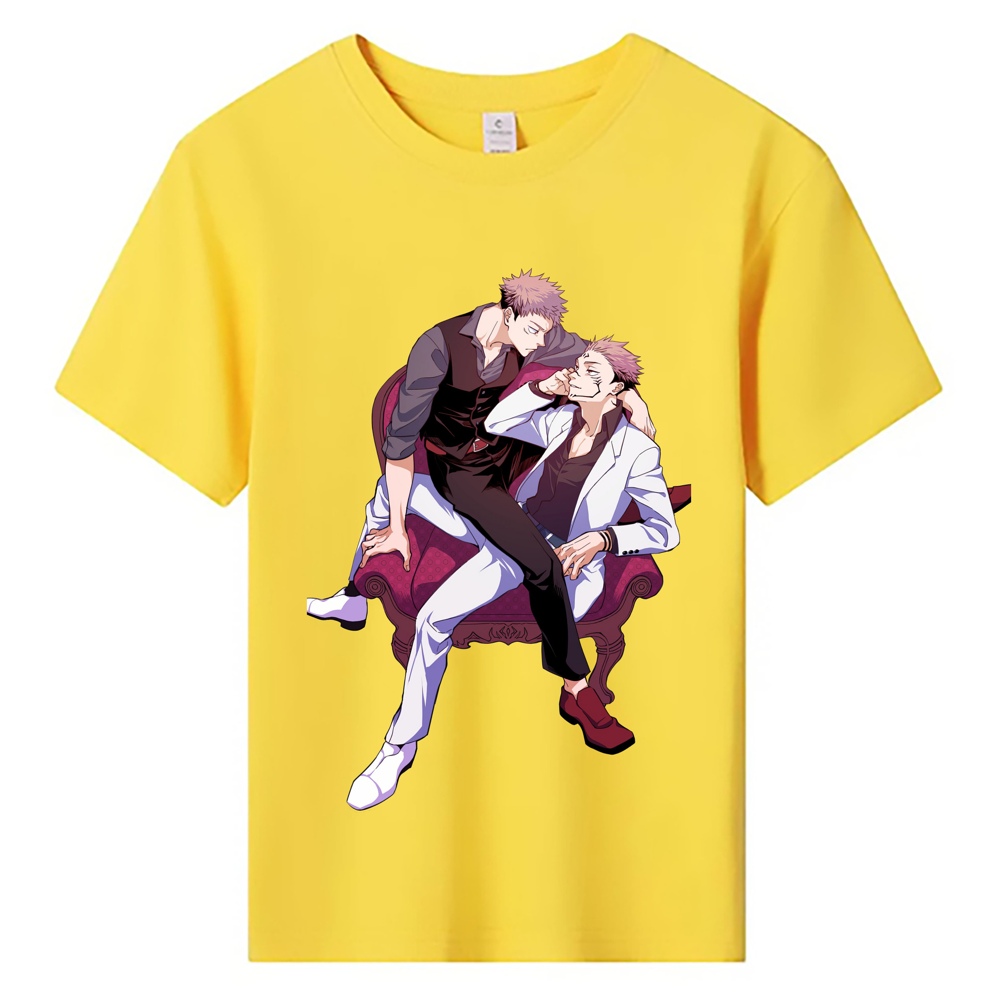 （画像用） 呪術廻戦 Jujutsu Kaisen 綿100％キッズTシャツ（フロントプリント）