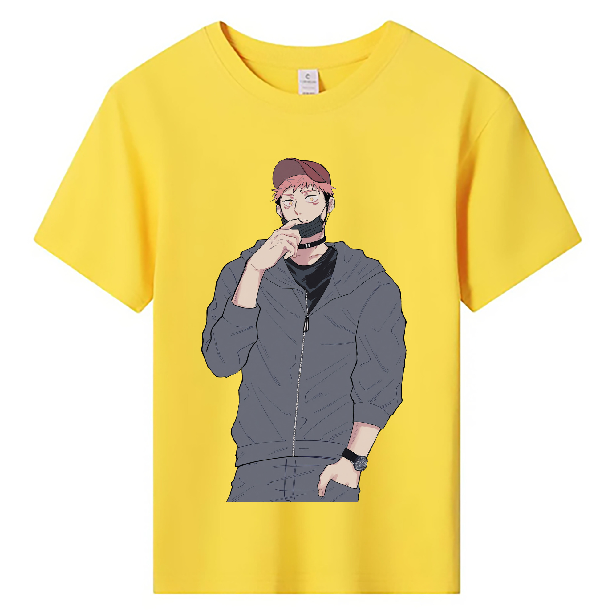 （画像用） 呪術廻戦 Jujutsu Kaisen 綿100％キッズTシャツ（フロントプリント）