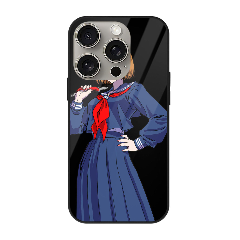 （画像用） 呪術廻戦 Jujutsu Kaisen 【iPhone15Pro対応】スマホケース 耐衝撃＆黄変防止 背面ガラス