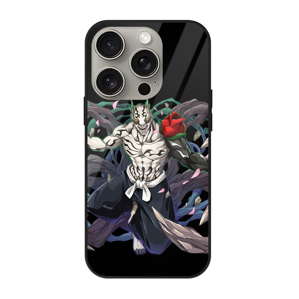 （画像用） 呪術廻戦 Jujutsu Kaisen 【iPhone15Pro対応】スマホケース 耐衝撃＆黄変防止 背面ガラス