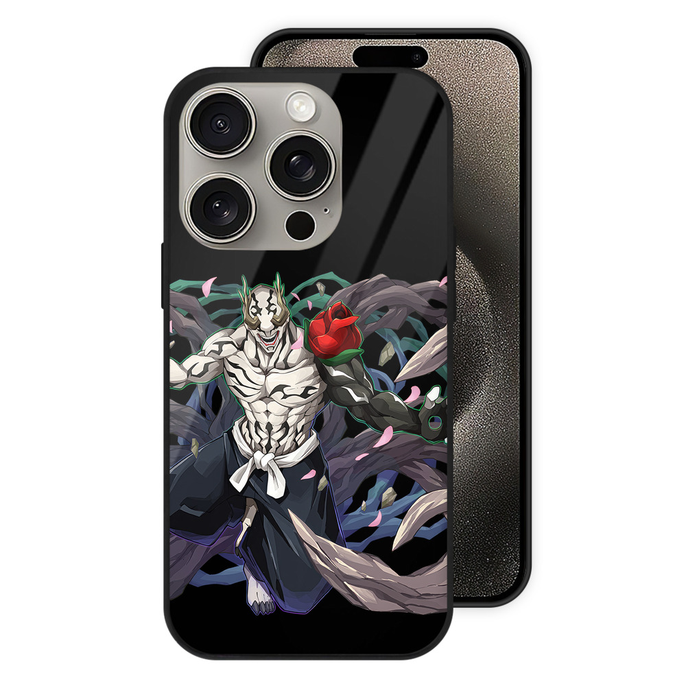 （画像用） 呪術廻戦 Jujutsu Kaisen 【iPhone15Pro対応】スマホケース 耐衝撃＆黄変防止 背面ガラス
