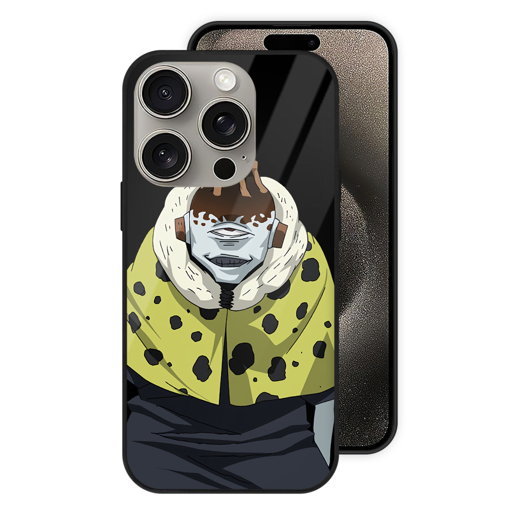 （画像用） 呪術廻戦 Jujutsu Kaisen 【iPhone15Pro対応】スマホケース 耐衝撃＆黄変防止 背面ガラス