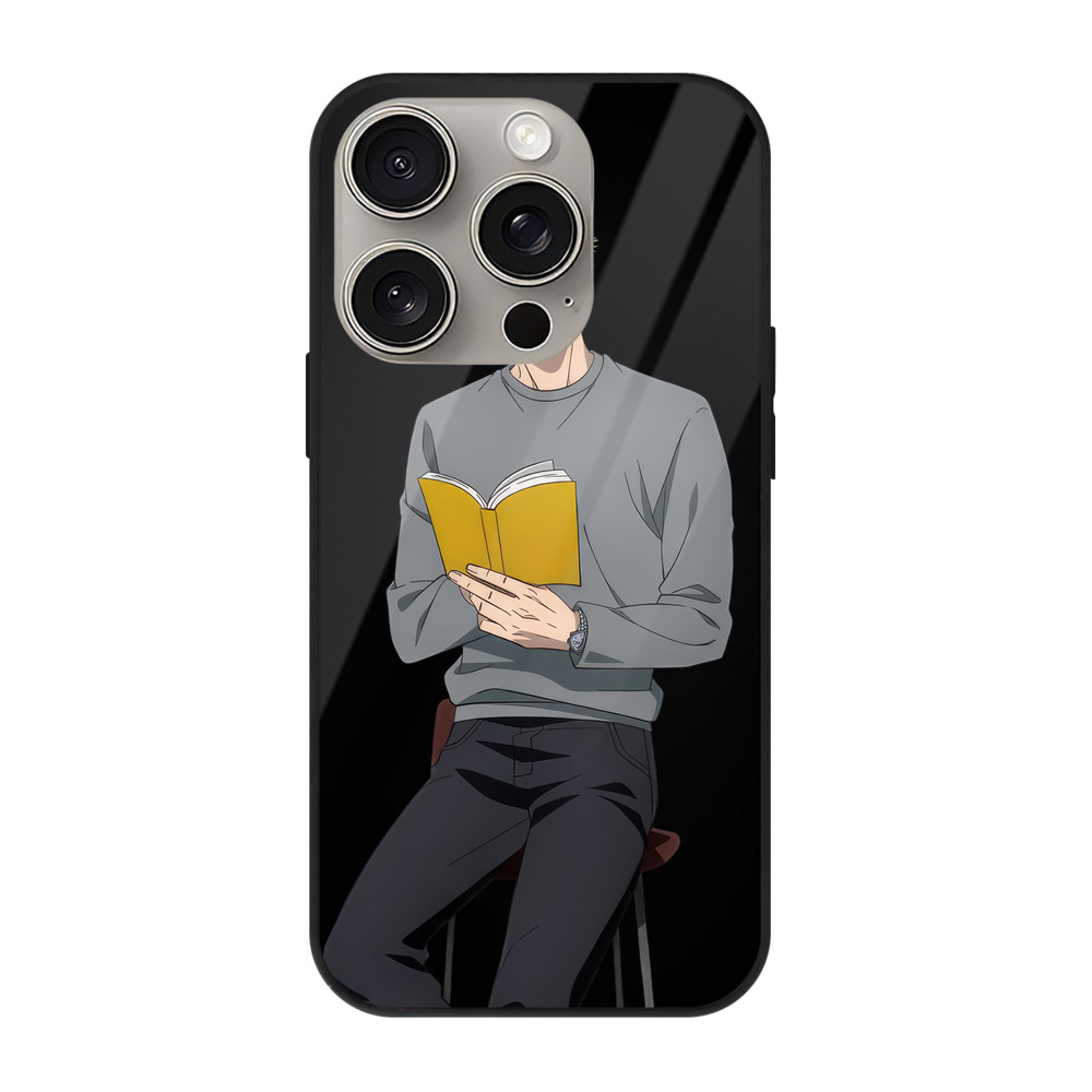 （画像用） 呪術廻戦 Jujutsu Kaisen 【iPhone15Pro対応】スマホケース 耐衝撃＆黄変防止 背面ガラス