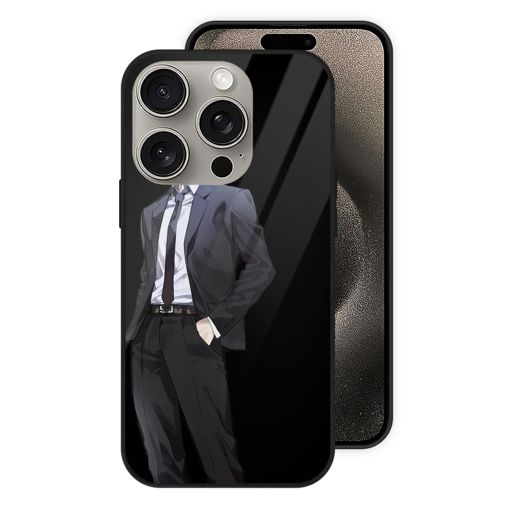 （画像用） 呪術廻戦 Jujutsu Kaisen 【iPhone15Pro対応】スマホケース 耐衝撃＆黄変防止 背面ガラス
