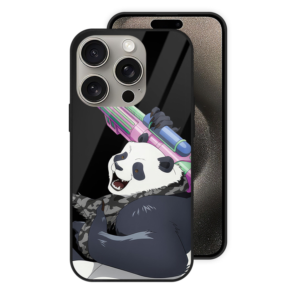 （画像用） 呪術廻戦 Jujutsu Kaisen 【iPhone15Pro対応】スマホケース 耐衝撃＆黄変防止 背面ガラス
