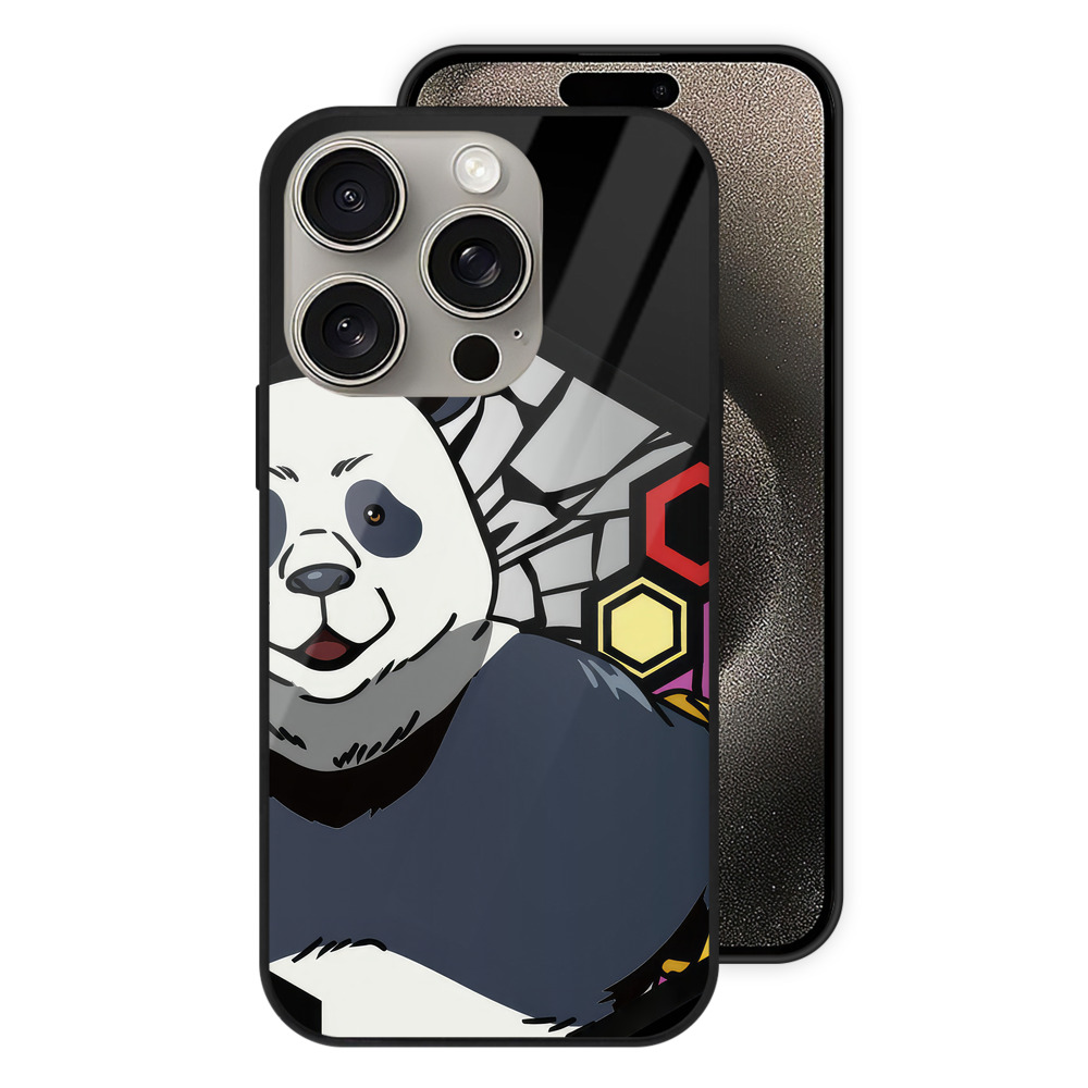 （画像用） 呪術廻戦 Jujutsu Kaisen 【iPhone15Pro対応】スマホケース 耐衝撃＆黄変防止 背面ガラス