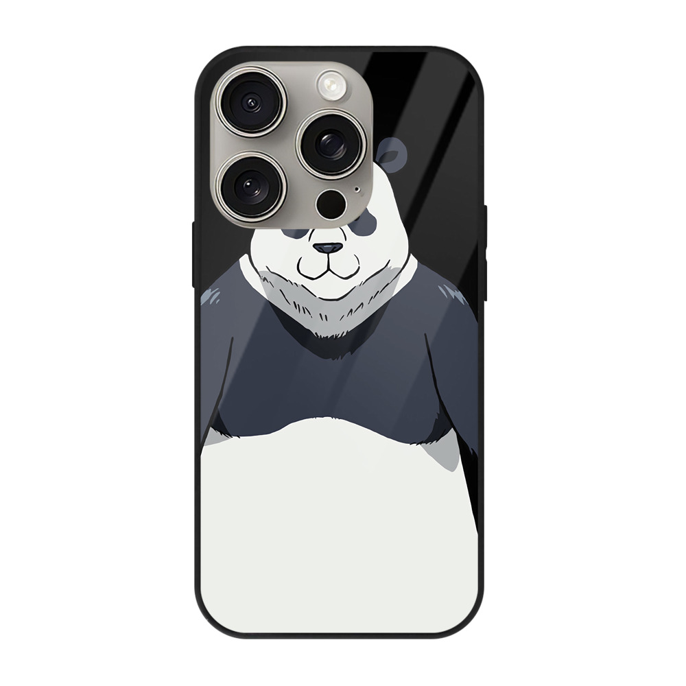 （画像用） 呪術廻戦 Jujutsu Kaisen 【iPhone15Pro対応】スマホケース 耐衝撃＆黄変防止 背面ガラス