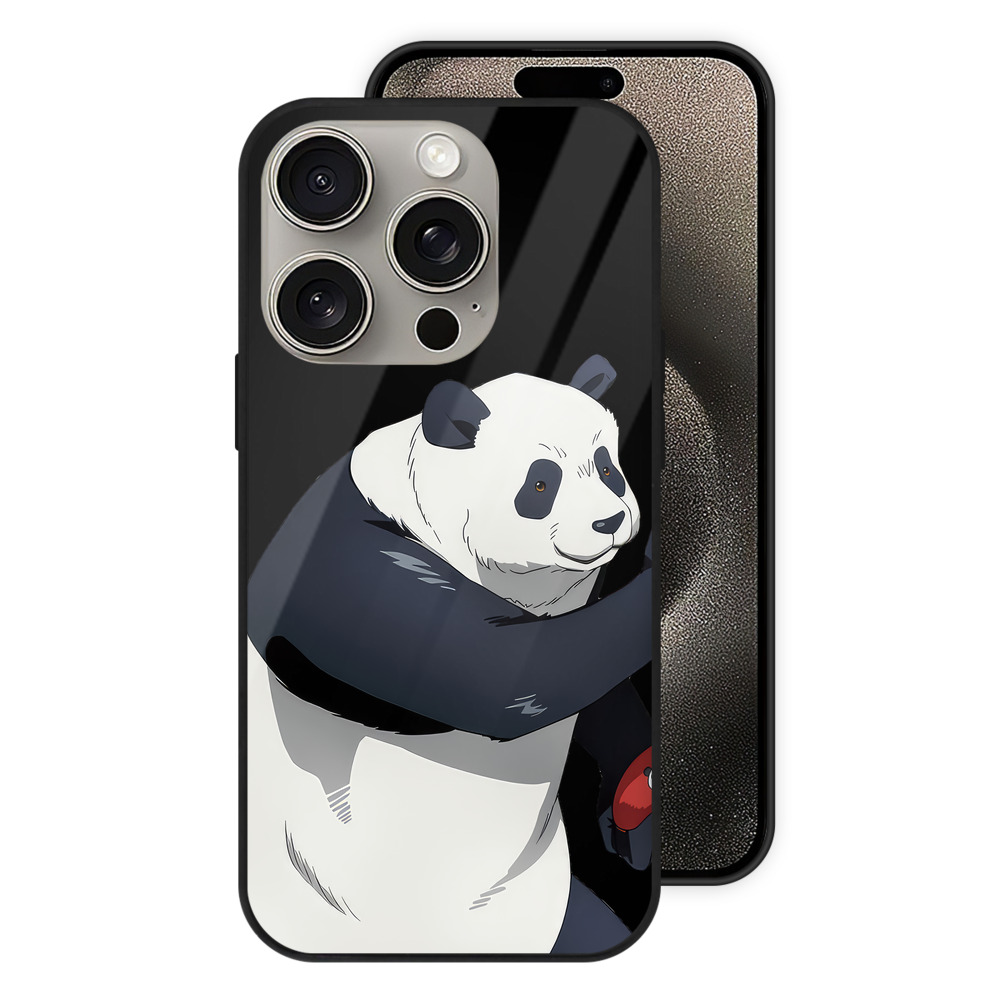 （画像用） 呪術廻戦 Jujutsu Kaisen 【iPhone15Pro対応】スマホケース 耐衝撃＆黄変防止 背面ガラス