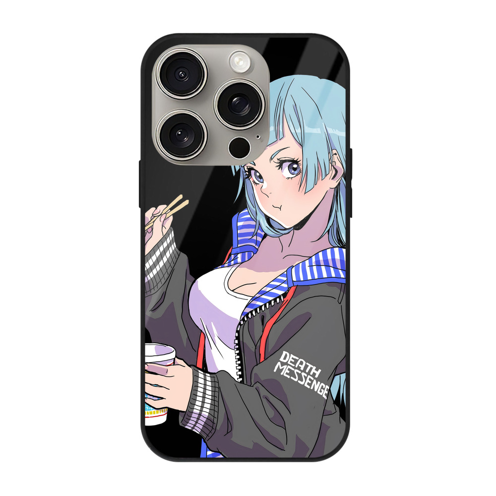 （画像用） 呪術廻戦 Jujutsu Kaisen 【iPhone15Pro対応】スマホケース 耐衝撃＆黄変防止 背面ガラス