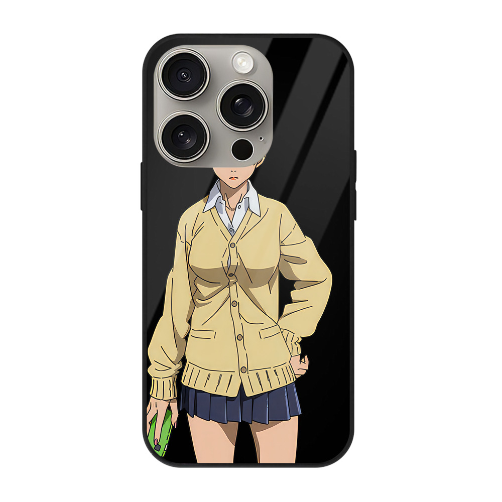 （画像用） 呪術廻戦 Jujutsu Kaisen 【iPhone15Pro対応】スマホケース 耐衝撃＆黄変防止 背面ガラス
