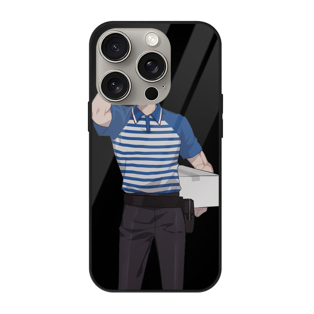 （画像用） 呪術廻戦 Jujutsu Kaisen 【iPhone15Pro対応】スマホケース 耐衝撃＆黄変防止 背面ガラス