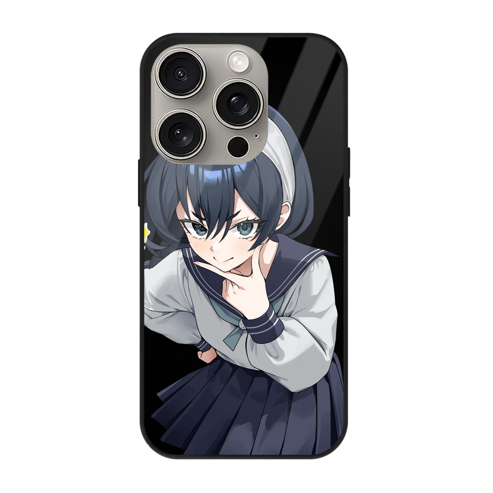 （画像用） 呪術廻戦 Jujutsu Kaisen 【iPhone15Pro対応】スマホケース 耐衝撃＆黄変防止 背面ガラス