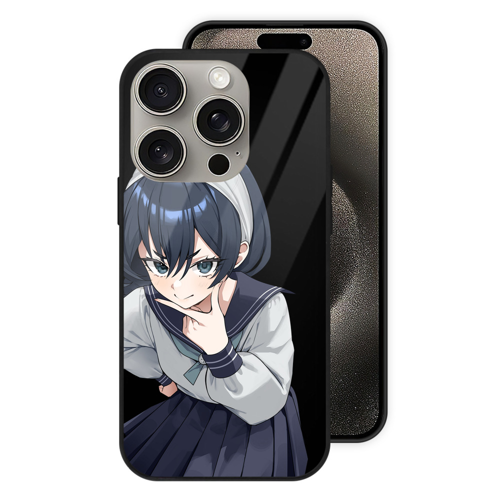 （画像用） 呪術廻戦 Jujutsu Kaisen 【iPhone15Pro対応】スマホケース 耐衝撃＆黄変防止 背面ガラス