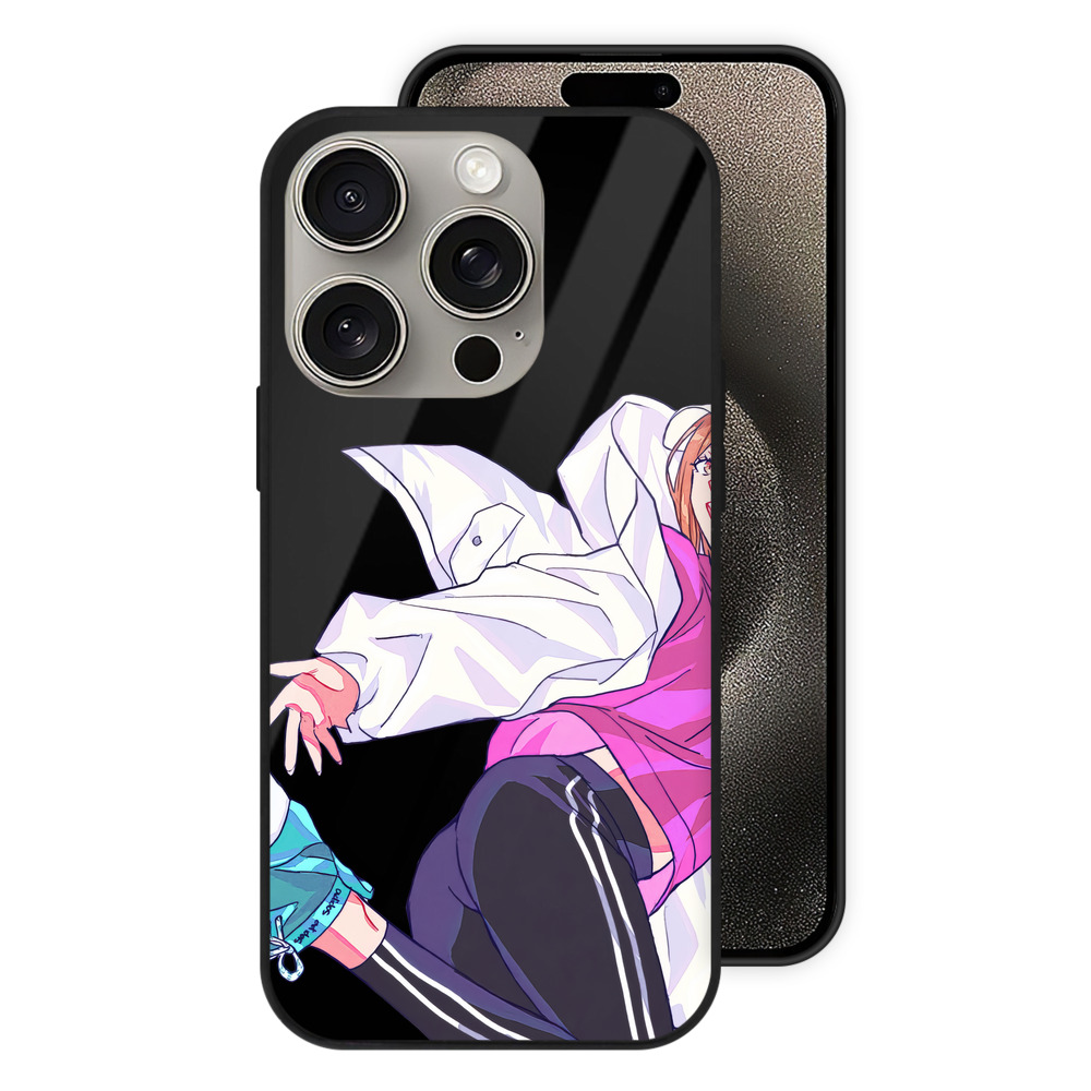 （画像用） 呪術廻戦 Jujutsu Kaisen 【iPhone15Pro対応】スマホケース 耐衝撃＆黄変防止 背面ガラス