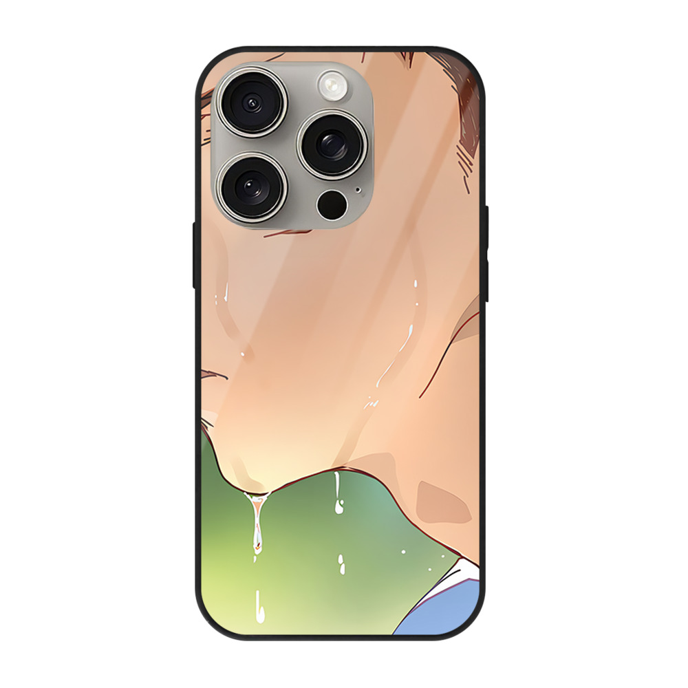 （画像用） 呪術廻戦 Jujutsu Kaisen 【iPhone15Pro対応】スマホケース 耐衝撃＆黄変防止 背面ガラス