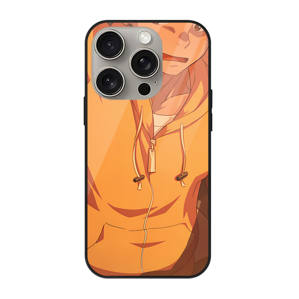 （画像用） 呪術廻戦 Jujutsu Kaisen 【iPhone15Pro対応】スマホケース 耐衝撃＆黄変防止 背面ガラス