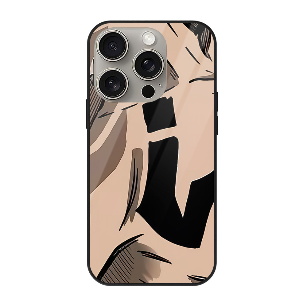 （画像用） 呪術廻戦 Jujutsu Kaisen 【iPhone15Pro対応】スマホケース 耐衝撃＆黄変防止 背面ガラス