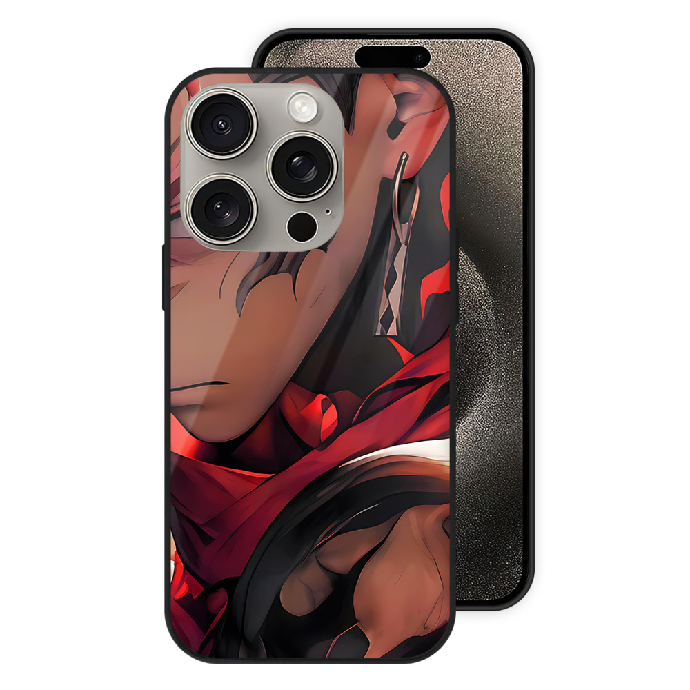 （画像用） 呪術廻戦 Jujutsu Kaisen 【iPhone15Pro対応】スマホケース 耐衝撃＆黄変防止 背面ガラス