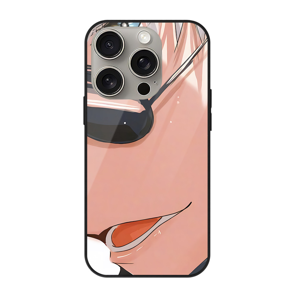（画像用） 呪術廻戦 Jujutsu Kaisen 【iPhone15Pro対応】スマホケース 耐衝撃＆黄変防止 背面ガラス