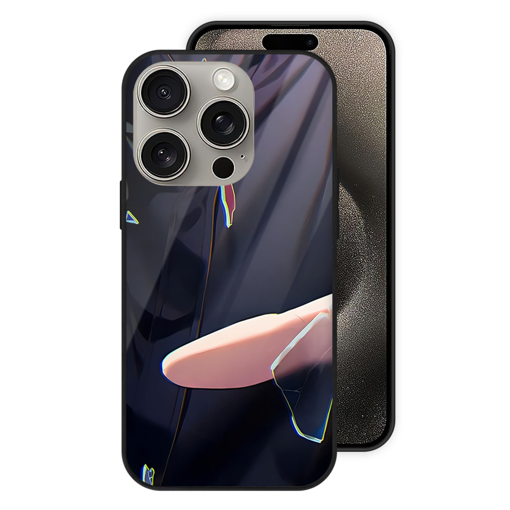 （画像用） 呪術廻戦 Jujutsu Kaisen 【iPhone15Pro対応】スマホケース 耐衝撃＆黄変防止 背面ガラス