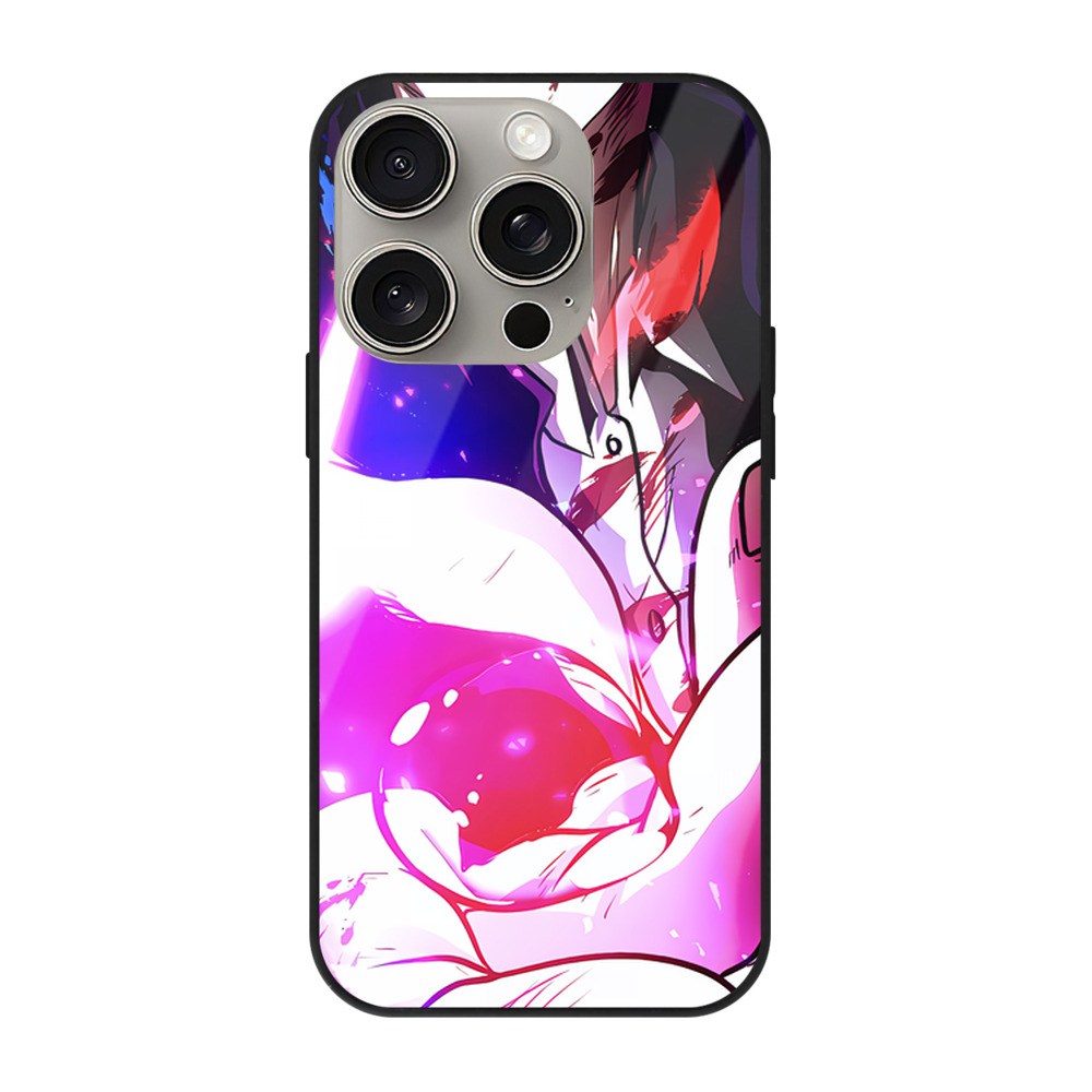 （画像用） 呪術廻戦 Jujutsu Kaisen 【iPhone15Pro対応】スマホケース 耐衝撃＆黄変防止 背面ガラス