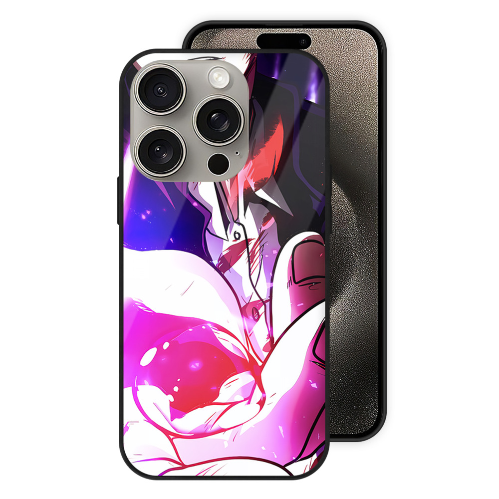 （画像用） 呪術廻戦 Jujutsu Kaisen 【iPhone15Pro対応】スマホケース 耐衝撃＆黄変防止 背面ガラス