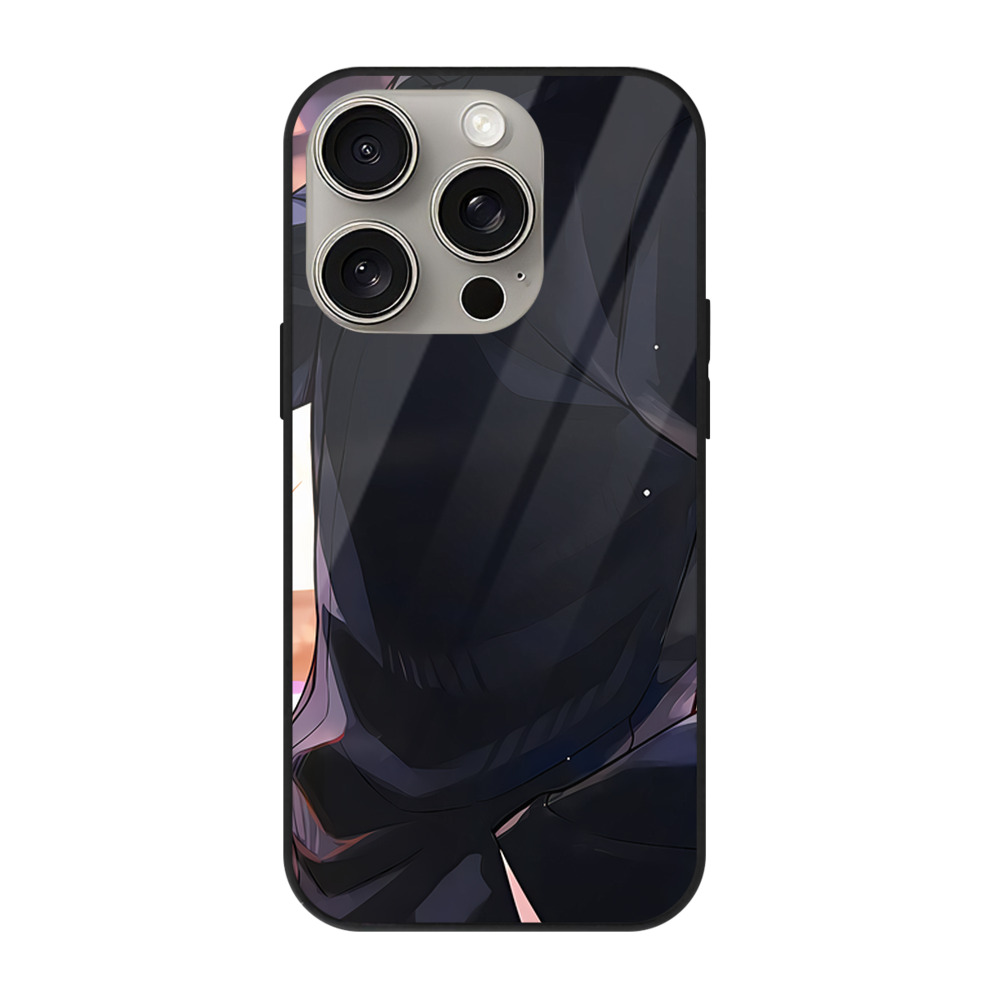 （画像用） 呪術廻戦 Jujutsu Kaisen 【iPhone15Pro対応】スマホケース 耐衝撃＆黄変防止 背面ガラス
