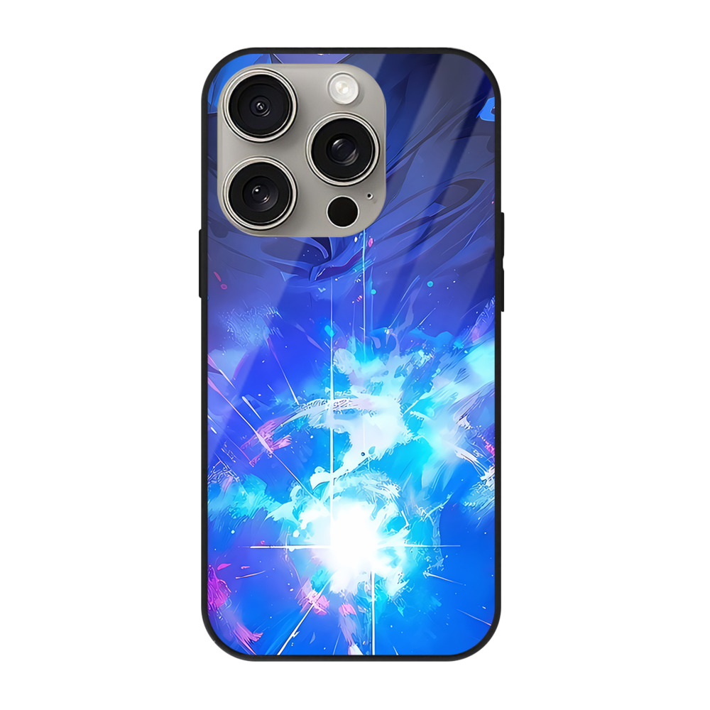 （画像用） 呪術廻戦 Jujutsu Kaisen 【iPhone15Pro対応】スマホケース 耐衝撃＆黄変防止 背面ガラス