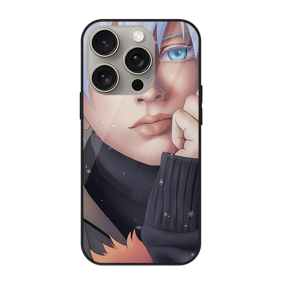 （画像用） 呪術廻戦 Jujutsu Kaisen 【iPhone15Pro対応】スマホケース 耐衝撃＆黄変防止 背面ガラス