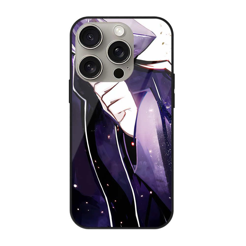 （画像用） 呪術廻戦 Jujutsu Kaisen 【iPhone15Pro対応】スマホケース 耐衝撃＆黄変防止 背面ガラス