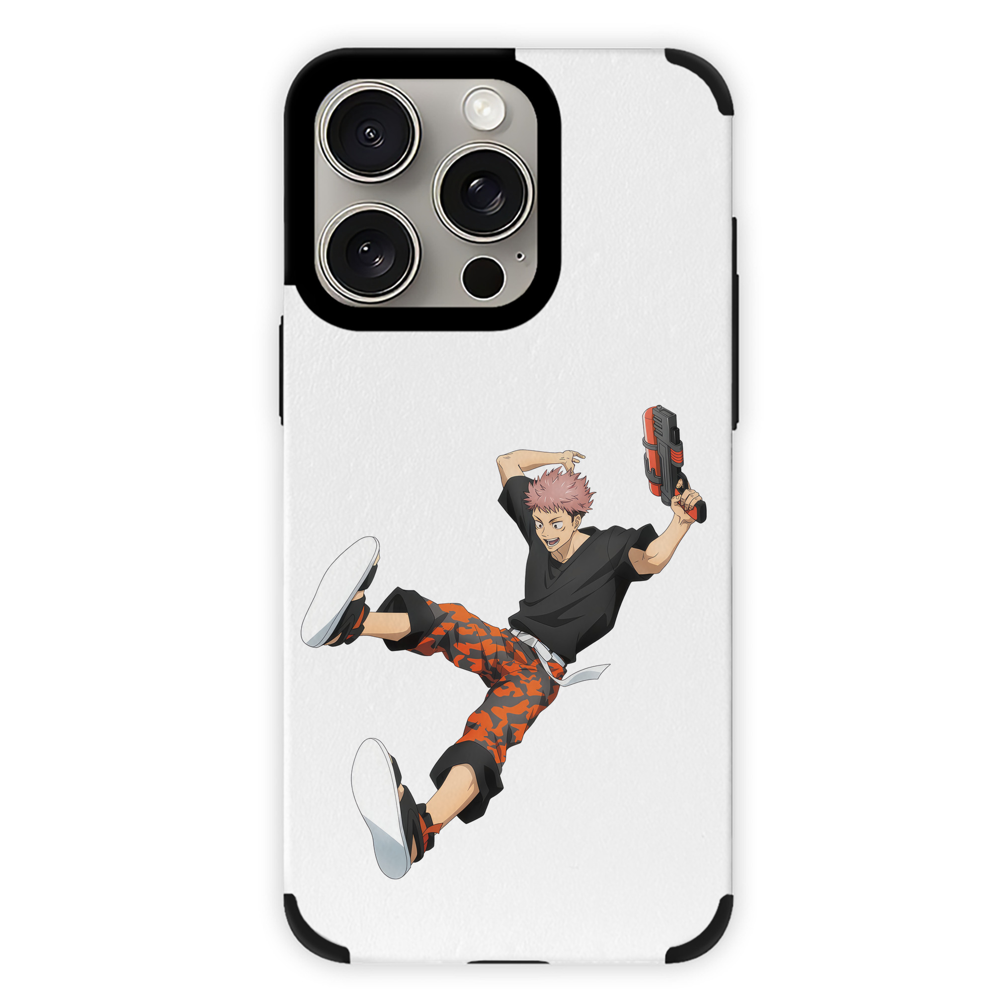 （画像用） 呪術廻戦 Jujutsu Kaisen 【iPhone15ProMax対応】 PUレザー スマホケース 耐衝撃＆黄変防止